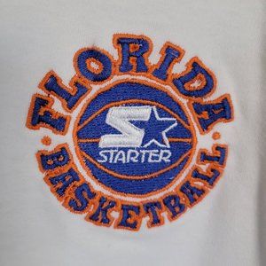 Vintage 90's Florida Gators UF Basketball Patch Polo Shirt  Starter Size XL